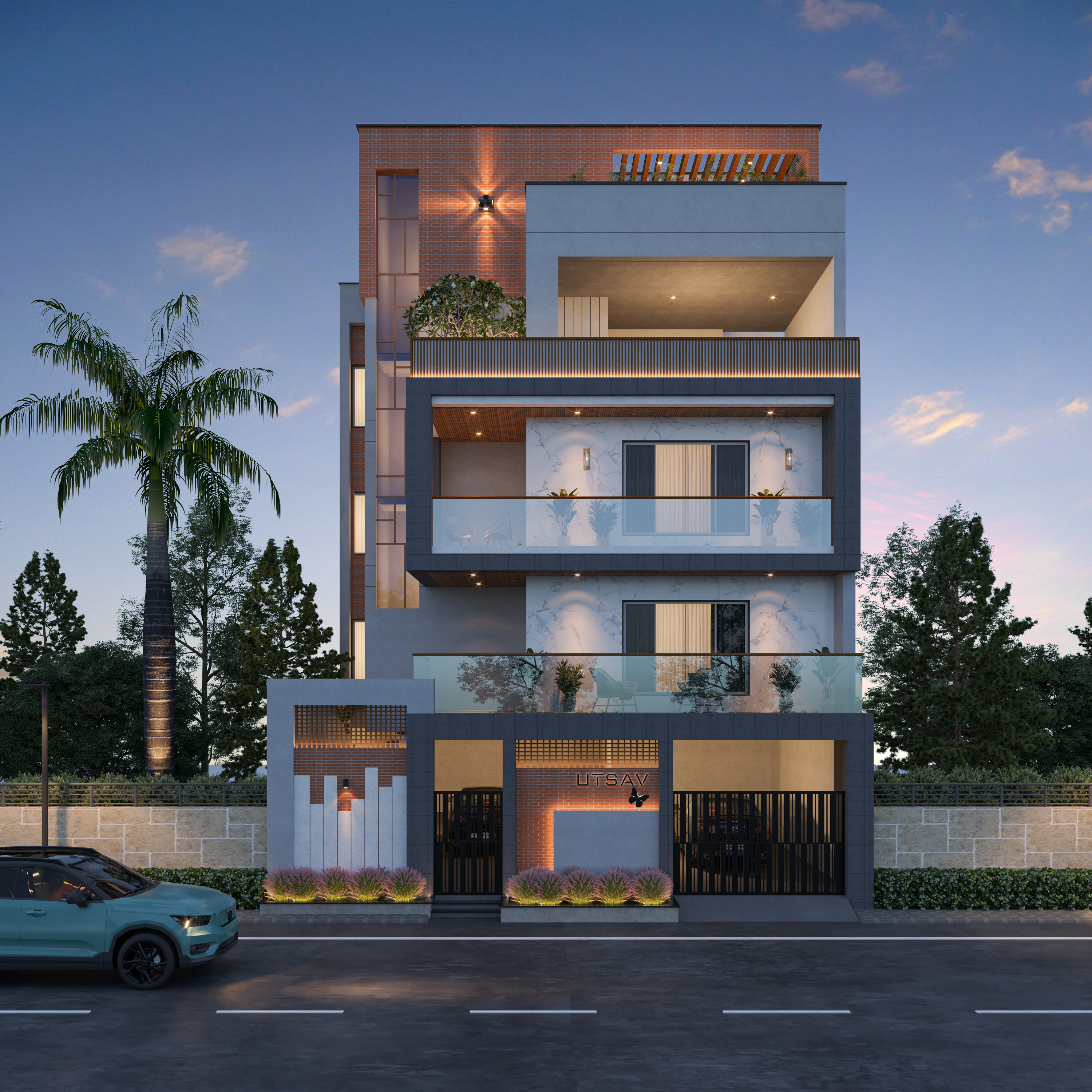 FINAL NIGHT VIEW 01 | Intedge Design