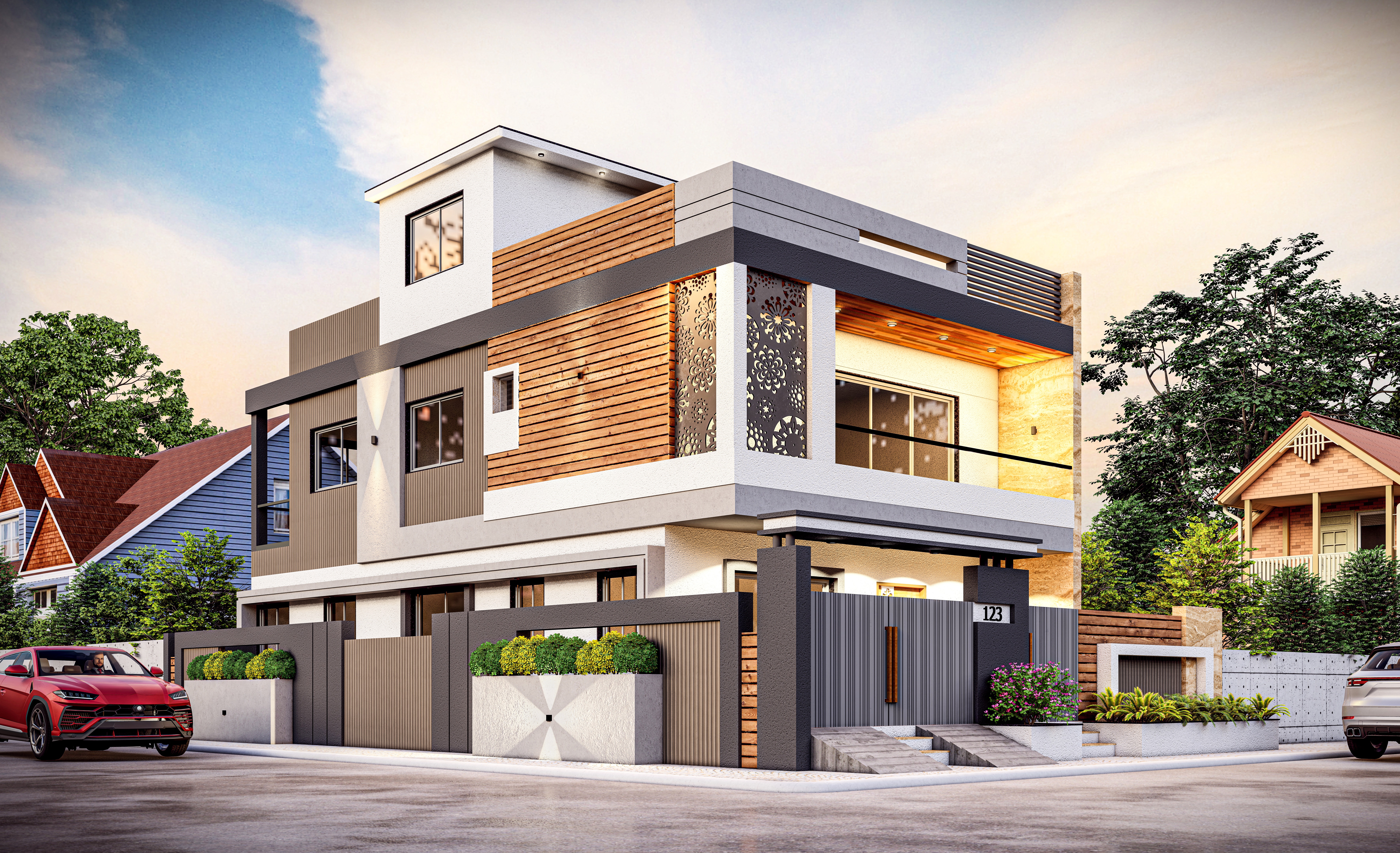 GHANSHYAM BHAI BUNGLOW R1 1 | Intedge Design