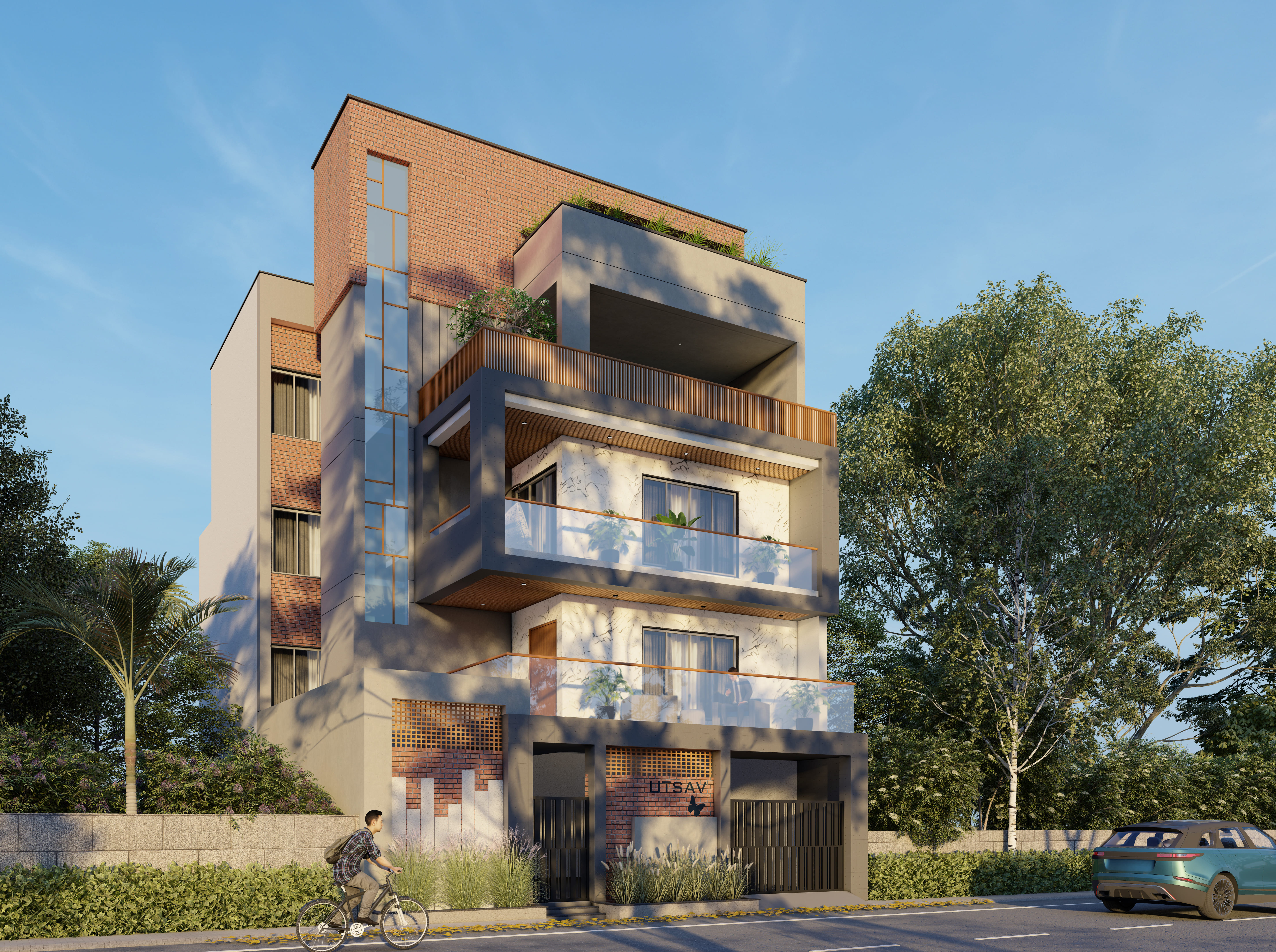 View Bunglow Elevation 0111 1 | Intedge Design